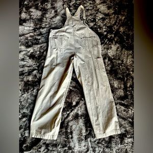 Mens Large White Cherokee Overalls